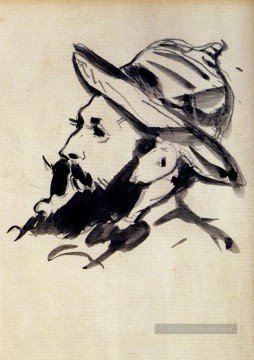  claude - Tête d’homme Claude Monet réalisme impressionnisme Édouard Manet